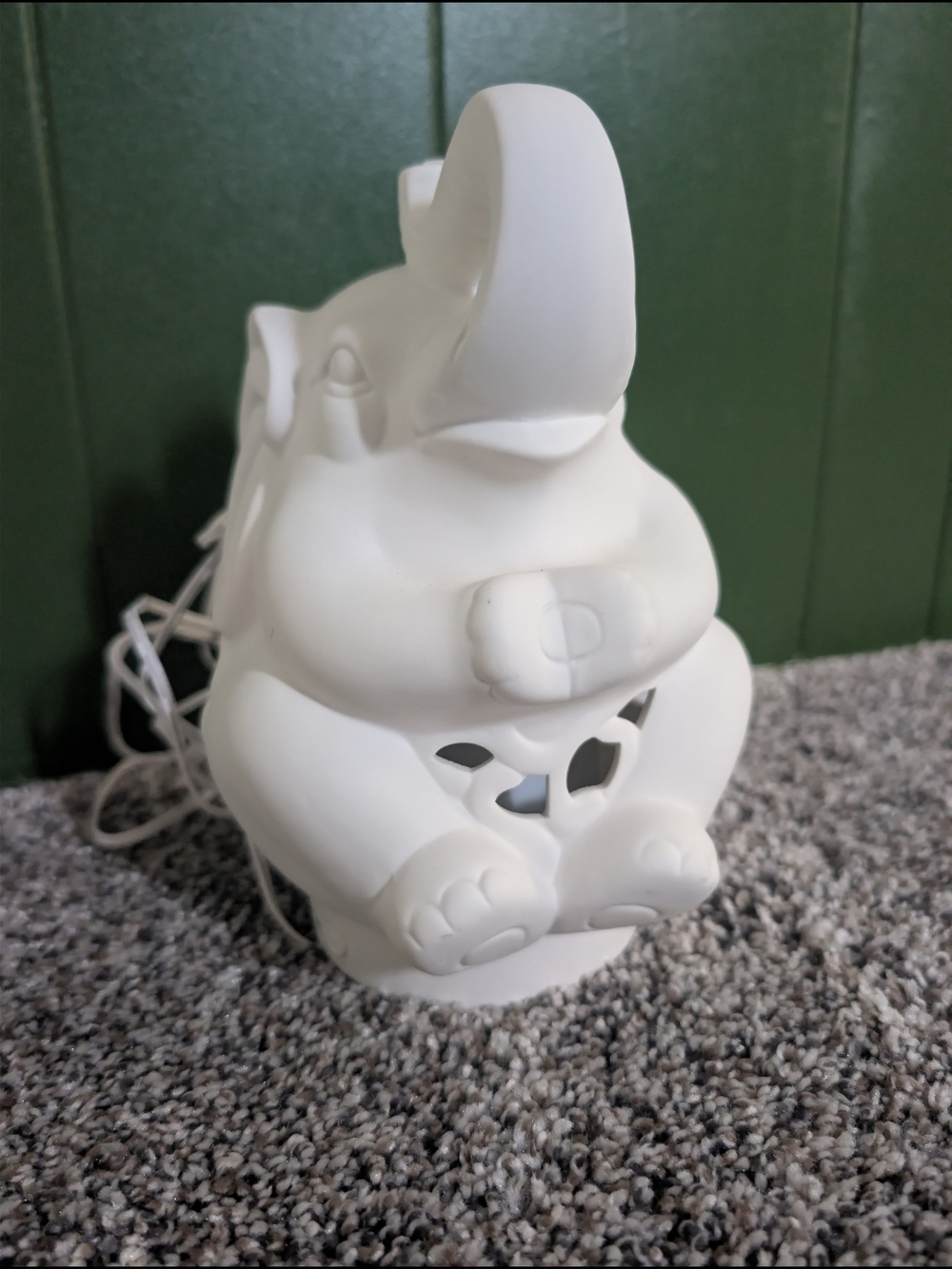 White Ceramic Elephant Diffuser